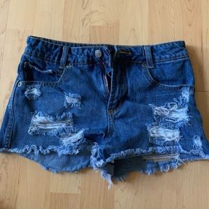 RVCA denim shorts